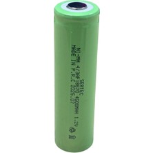 Store 1.2V 4500 Mah - 4/3AF - Ni-Mh Şarjlı Pil - (Başsız / Flat Head)