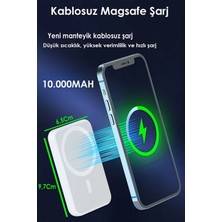 Store Magsafe 10000 Mah Powerbank Taşınabilir Kablosuz Şarj Cihazı Iphone Uyumlu Wireless
