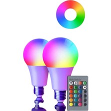 Store Akıllı Rgb LED Ampul LED Uzaktan Kumandalı Renk Değiştiren Ampul