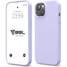 Store iPhone 15 Plus Ile Uyumlu Kılıf Ince ve Dayanıklı Sıvı Silikon 3 Katmanlı Tam Kaplamalı Şık Yumuşak Jel Hissi Yüksek Kalite Kauçuk Telefon Kılıfı (Lila)