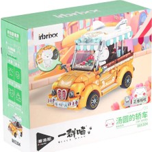 Store P885304 Panlos Brick - One Meow Serisi - Tangyuan'ın Arabası 622 Parça Yapım Seti