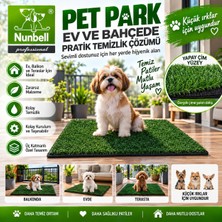 Store Nunbell Pet Park Yapay Çim Köpek Tuvalet Pedi Küçük Irklar Için Balkon Ev Bahçe