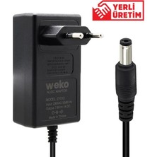 Store Weko 7.8 Volt - 1 Amper Priz Tip Adaptör 5.5*2.5 Uç