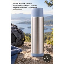 Yenilig 5 Adet Çelik Termos – 750 ml Bardak Kapaklı Sızdırmaz Paslanmaz Gövdeli Seyahat Thermos Travel Mug