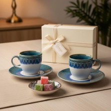 Store Rustik Kahve Yanı Ikram Bardağı 2 Adet | Şeffaf Akrilik Kristal Desenli | Çiftlere Özel Şık Sunum ve Likör Bardağı