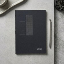 Store Paperto. A5 Tarihsiz Yıllık Planlayıcı (14,8 x 21 Cm) - 180° Açılabilir, Sırtı DIKIŞLI,%100 El Işçiliği, 136 Yaprak (272 Sayfa), 110 gr Ivory Kağıt (Siyah Kapak, Ingilizce)