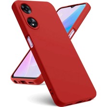 Store Oppo A38 Kılıf First Silikon - Kırmızı