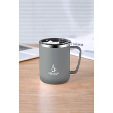 Store 304 L Çelik Gri 500 ml Kahve El Termos Kupa Mug CIN557GR