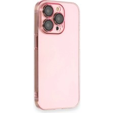 Store Apple iPhone 13 Pro Max Kılıf Armada Lensli Kapak - Rose Gold
