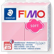 Store Fimo 8020-T21 Fimo Soft Modelleme Kili 57 gr Pembe
