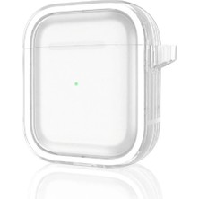 Store Movenchy Apple Airpods 4 (4.nesil) Shiny Şeffaf Kılıf - Beyaz