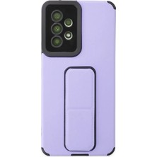 Store Samsung Galaxy A53 5g Kılıf Mega Standlı Silikon - Lila