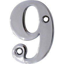 Store Çelik Kapı Numarası 5 cm Parlak Krom 9 Numara