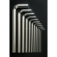 Store 9 Parça L Alyan Anahtar Takımı, Metrik 1.5–10 mm Boyutlu, Dayanıklı, Taşıma Aparatlı, Hobi ve Endüstriyel Kullanım Için Mini Set (Kısa, 120 Mm)