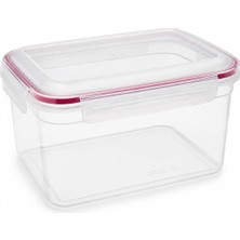 Store 4350 ml Sızdırmaz Şeffaf Contalı Kilitli Saklama Kabı, Pp Plastik Gıda Saklama Kutusu, Kapaklı Buzdolabı Düzenleyici, Mutfak ve Erzak Kabı, Istiflenebilir Çok Amaçlı Organizer (Asorti Renk