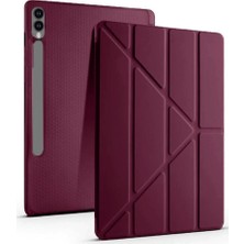 Store Samsung Galaxy X510 Tab S9 Fe 11 Kılıf Kalemlikli Mars Tablet Kılıfı - Mürdüm