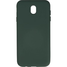 Store Samsung Galaxy J7 Pro / J730 Kılıf Nano Içi Kadife Silikon - Koyu Yeşil
