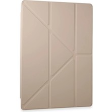 Store Samsung Galaxy Tab A9 Kılıf Kalemlikli Mars Tablet Kılıfı - Rose Gold