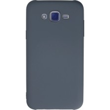 Store Samsung Galaxy J7 Kılıf Nano Içi Kadife Silikon - Gri