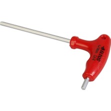 Store T Tip Alyan Anahtar, Ergonomik Saplı, Kavisli Tasarım, Yüksek Vasıflı Krom Vanadyum Çelik, Profesyonel El Aleti (Hex, 4 Mm)