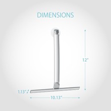 Store Alto Duş Çekçeki, Uzatılabilir 18 Inç (457 Mm) Gümüş/krom