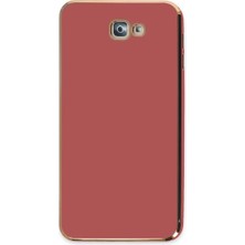 Store Samsung Galaxy J7 Prime Kılıf Volet Silikon - Kırmızı