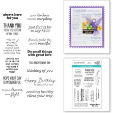 Store Papercrafts, Inc Clear Acyrlic Stamps By Bibi Cameron-Hummingbird Sentiments