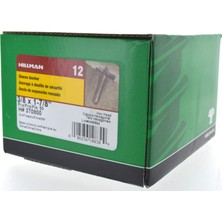 Store 370800 Altıgen Başlı Manşon Çapa, 8/8 x 1-7/8-Inç, 50'li Paket