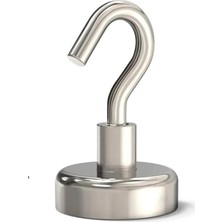 Store 2 Adet Çok Amaçlı Güçlü Neodyum Mıknatıs Manyetik Kanca Askı Çap 25 mm