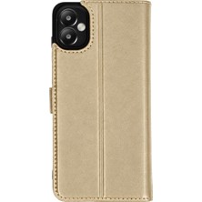 Store Samsung Galaxy A05 Trend S Plus Kapaklı Kılıf - Gold