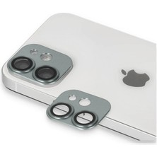 Store Apple iPhone 11 Pers Alüminyum Kamera Lens - Yeşil