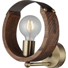 Store Homemania Manya Ahşapli Eskitme Aplik 1 x E27