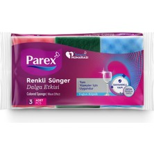 Store Renkli Sünger Dalga Etkisi 3'lü