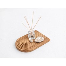 Store Boho Ahşap Gökku?a?? Sunum Tepsisi ve Tak?l?k