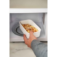 Store Fresh & Save Vakumlu Yemek Taşıma Kabı, L, Plastik, Yari Şeffaf-Akdeniz Mavisi