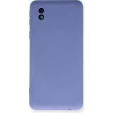 Store Samsung Galaxy A01 Core Kılıf Nano Içi Kadife Silikon - Lila
