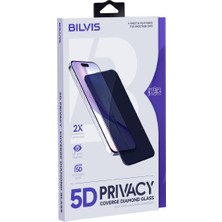 Store Apple iPhone 17 Pro Bilvis 5d Privacy Diamond Hayalet Cam Ekran Koruyucu