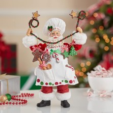 Store Kurt Adler Fabriche Noel Şefi Noel Baba Heykelcik, 30,5 cm
