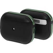 Store Movenchy Apple Airpods Pro 2 (2.nesil) Mo-A8 Armor Kılıf - Koyu Yeşil