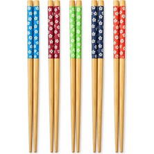 Store 10 Parça Bambu Chopstick, 5 Çift Japon Çin Kore Tipi Asya Yemek Çubuğu Seti, Çin Çubuğu