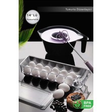 Store 14'lü Kapaklı Yumurta Saklama Kabı Şeffaf