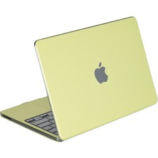 Store Apple MacBook Neo Şeffaf Macbook Kapak - Yeşil