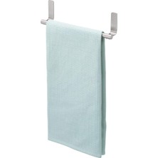 Store Idesign 82700 Forma Banyo, Mutfak Duvarları, Dolaplar, Tezgah Üstü Için Kendinden Yapışkanlı Havlu Tutacağı, 1'li Set, Fırçalanmış Paslanmaz Çelik