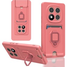 Store Xiaomi Redmi Note 14 Pro Plus Kılıf Zuma Kartvizitli Yüzüklü Silikon - Pembe