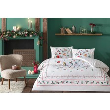 Store Charm Glowlu Ranforce Standart Pamuk Nevresim Takımı, Kırmızı, Çift Kişilik