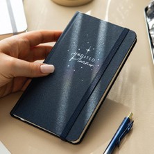 Store Charmlı Süresiz Haftalık Planlayıcı Cep Ajanda 9X17 cm Lacivert