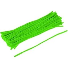 Store Benim Marifetlerim - Yeşil Renk Tel Şönil 30 cm 20 Adet