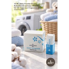 Yenilig 5 Adet Pudra Esansiyel Koku – 10 ml Baby Powder Esans Buhardanlık Çamaşır Makinesi ve Ütü Suyu Için Fragrance Oil