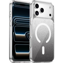 Akıllı Bayi Onegif Apple iPhone 17 Pro Max Sora Simli Magsafe Kapak - Siyah