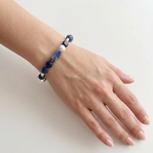 Vesce Atelier Lapis Lazuli Inci Zarafeti Doğaltaş Bileklik